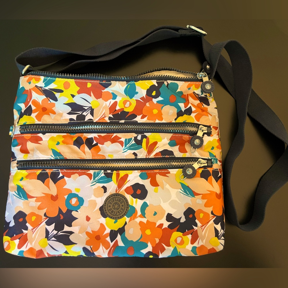 Kipling Alvar crossbody bag, multi-colored 10x11